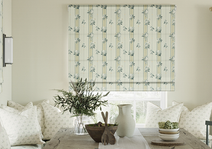 Upton, Apple Bee Bud Green - Roman Blind - Image 3